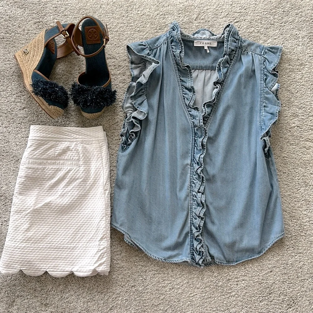 Frame Denim Lauren Top - Picture 2 of 8